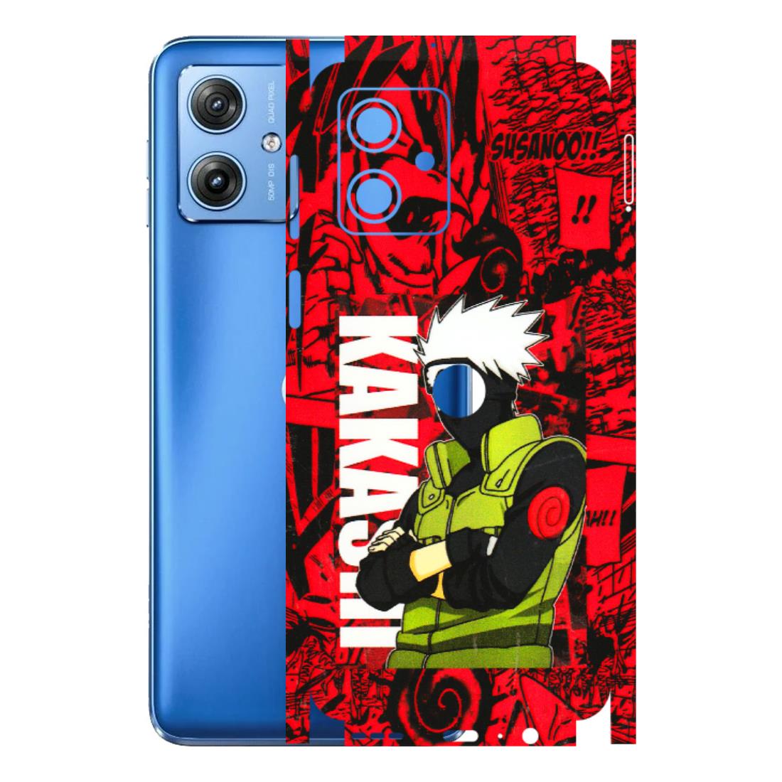 Motorola Phone Skins (All Models) - Kakashi Red Anime - 3D Embossed Finish (L-251) Motorola G64 (5G)