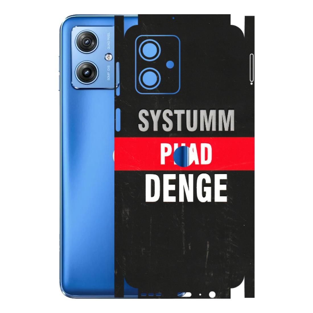 Motorola Phone Skins (All Models) - Systumm Phad Denge - 3D Embossed Finish (L-278) Motorola G64 (5G)