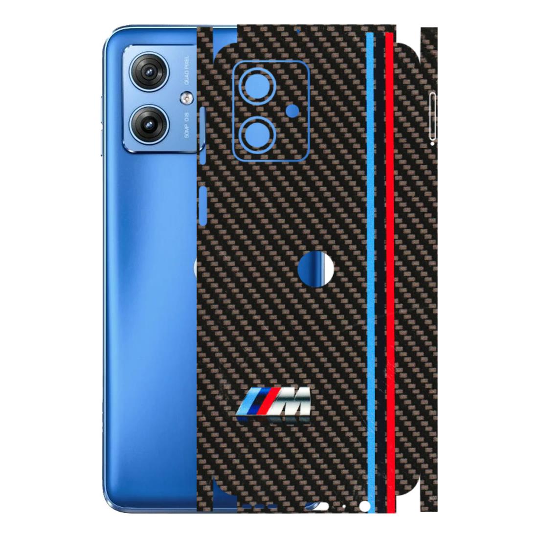 Motorola Phone Skins (All Models) - BM Carbon Fiber Feels - 3D Embossed Finish (L-38) Motorola G64 (5G)