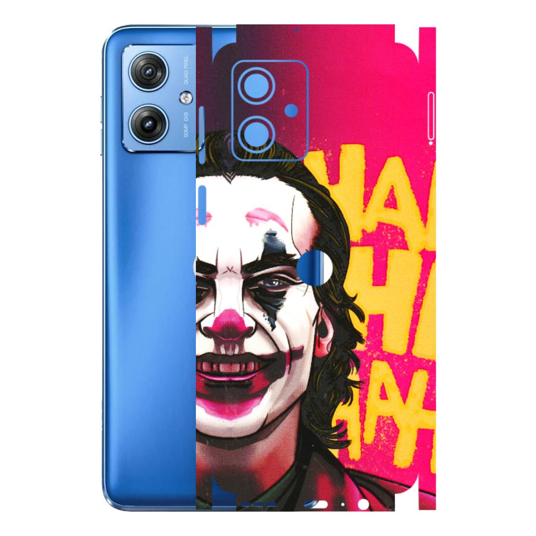 Motorola Phone Skins (All Models) - Joker Evil Laugh - 3D Embossed Finish (L-97) Motorola G64 (5G)