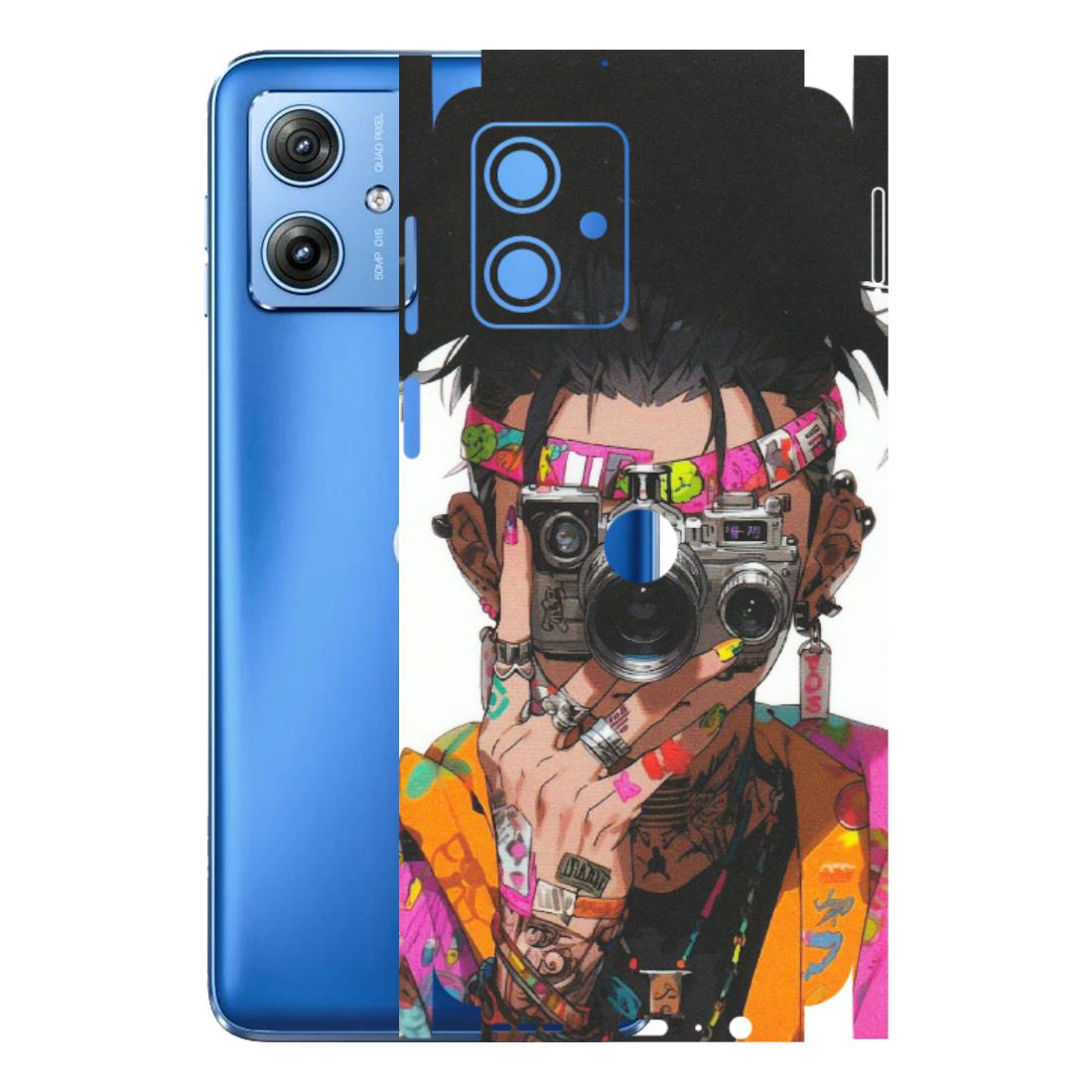 Motorola Phone Skins (All Models) - Camera Lover Girl - Matte Finish (M-09) Motorola G64 (5G)