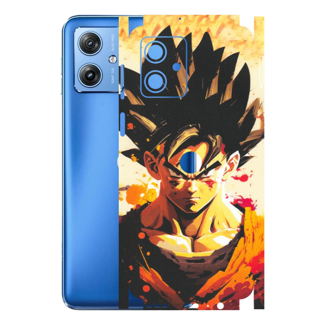 Motorola Phone Skins (All Models) - Angry Goku - Matte Finish (M-12) Motorola G64 (5G)