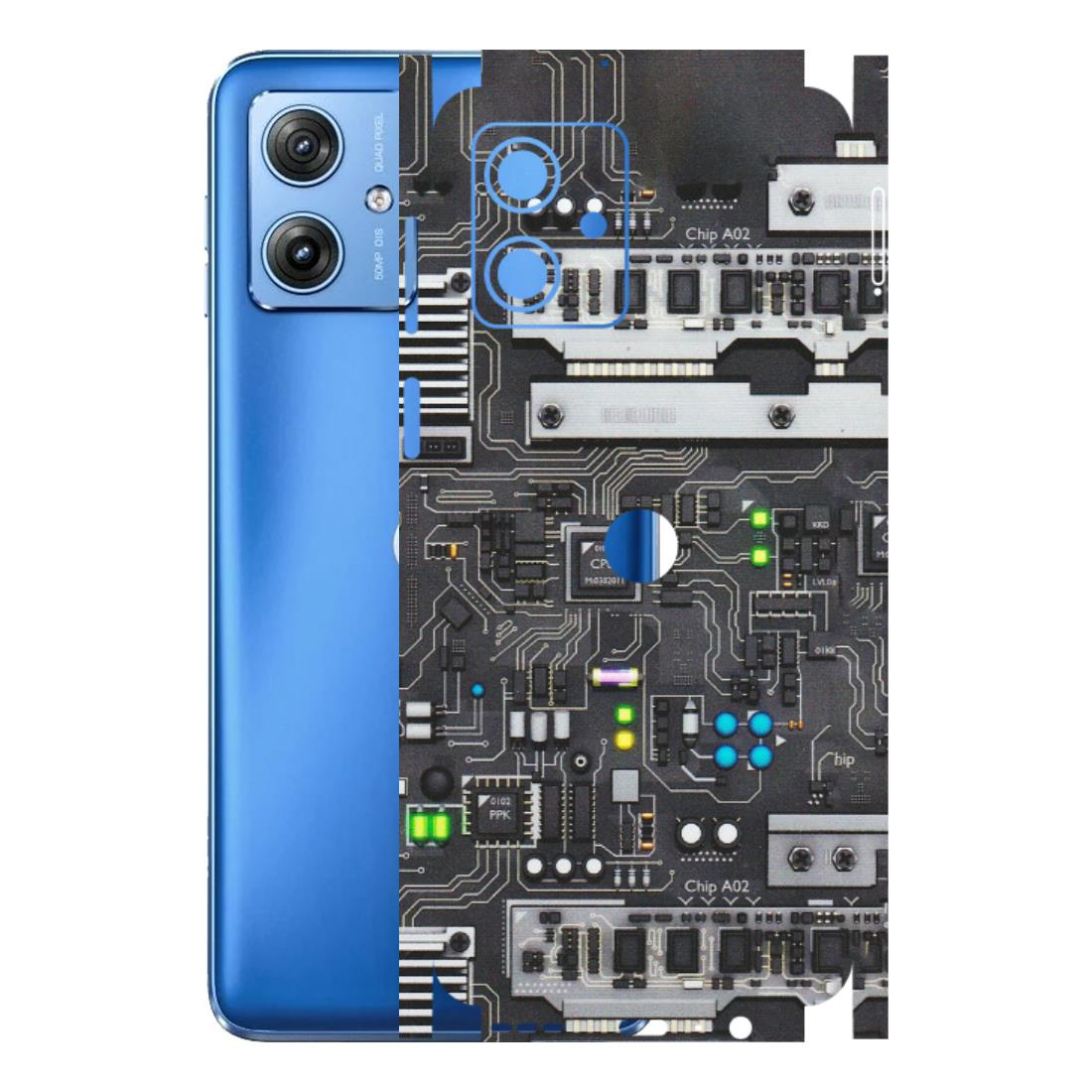Motorola Phone Skins (All Models) - Motherboard Internals - Matte Finish (M-135) Motorola G64 (5G)
