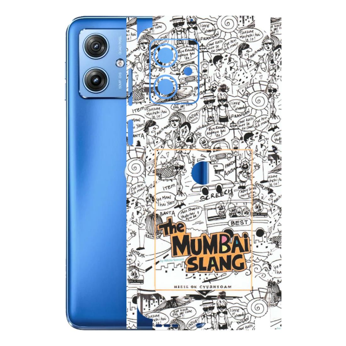 Motorola Phone Skins (All Models) - The Mumbai Slang - Matte Finish (M-142) Motorola G64 (5G)