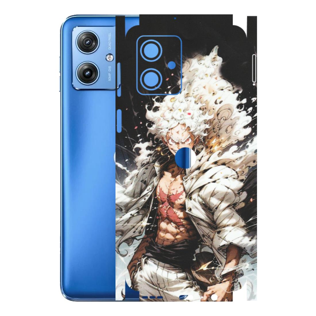 Motorola Phone Skins (All Models) - Anime Angry Classy Character - Matte Finish (M-34) Motorola G64 (5G)