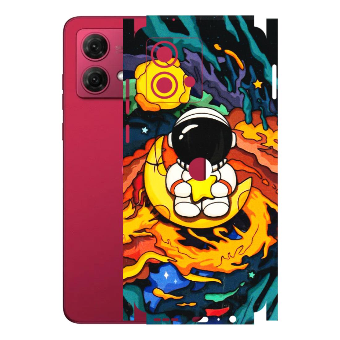 Motorola Phone Skins (All Models) - Baby Astronaut - 3D Embossed Finish (L-197) Motorola G84 (5G)
