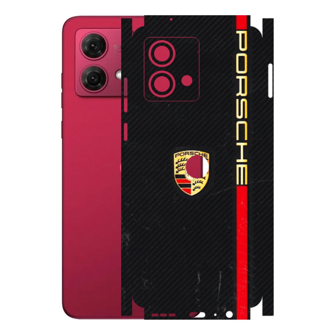 Motorola Phone Skins (All Models) - Premium Porsche - 3D Embossed Finish (L-225) Motorola G84 (5G)