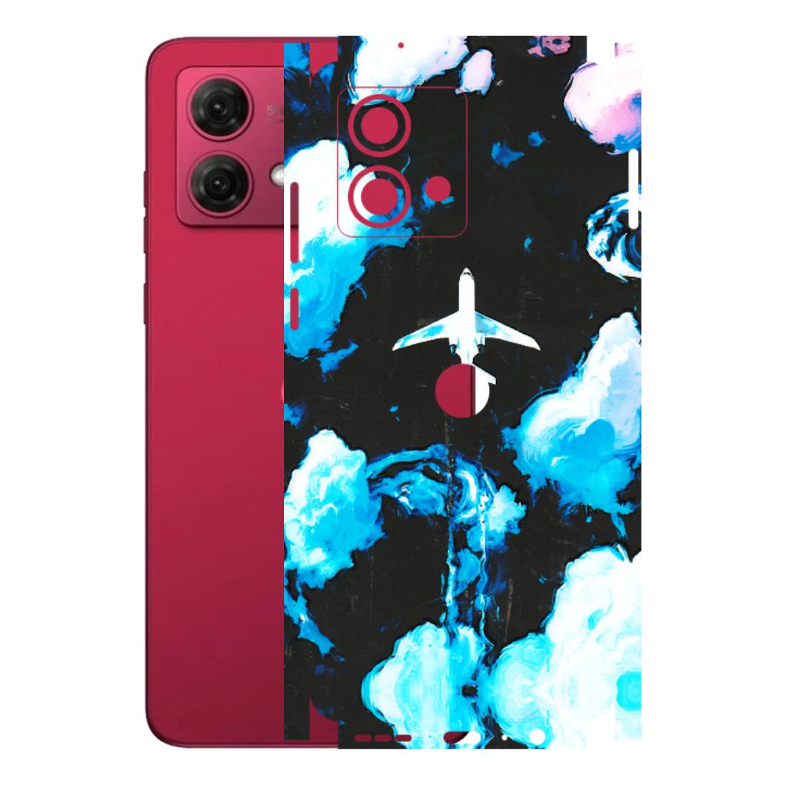 Motorola Phone Skins (All Models) - Travel In Airline - 3D Embossed Finish (L-264) Motorola G84 (5G)