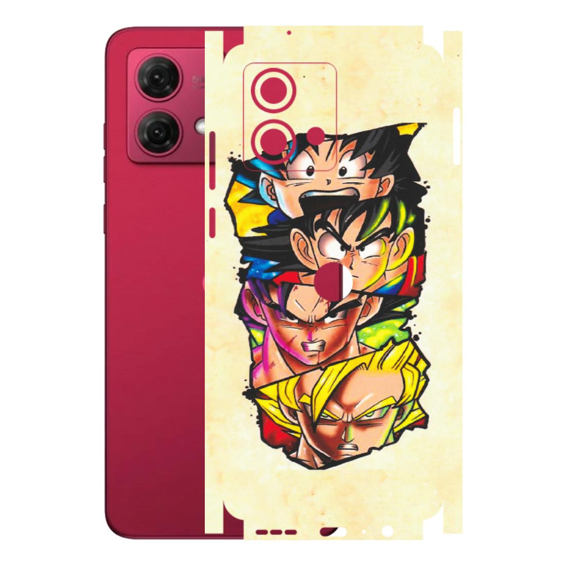 Motorola Phone Skins (All Models) - Angry Multi Anime - Matte Finish (M-113) Motorola G84 (5G)