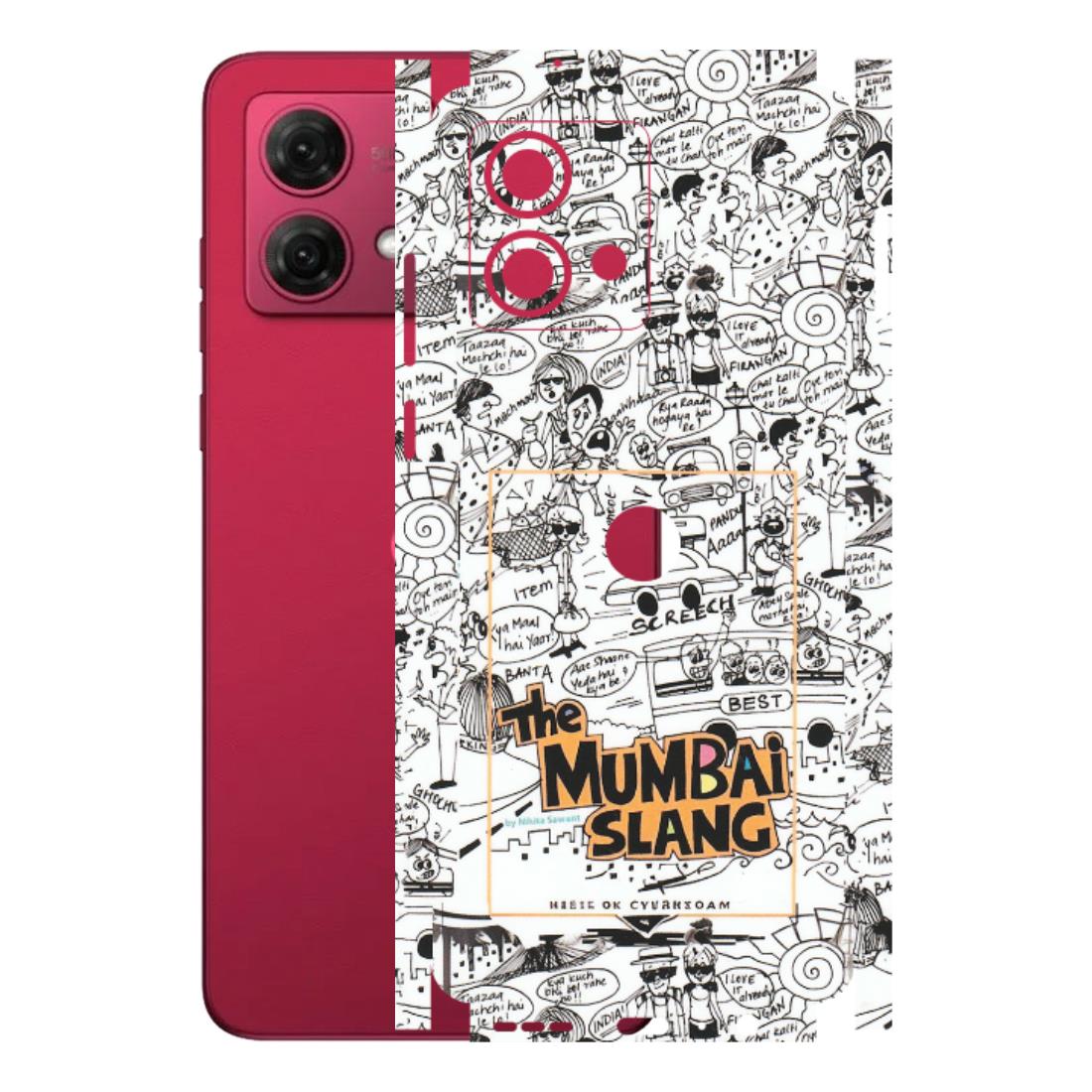 Motorola Phone Skins (All Models) - The Mumbai Slang - Matte Finish (M-142) Motorola G84 (5G)