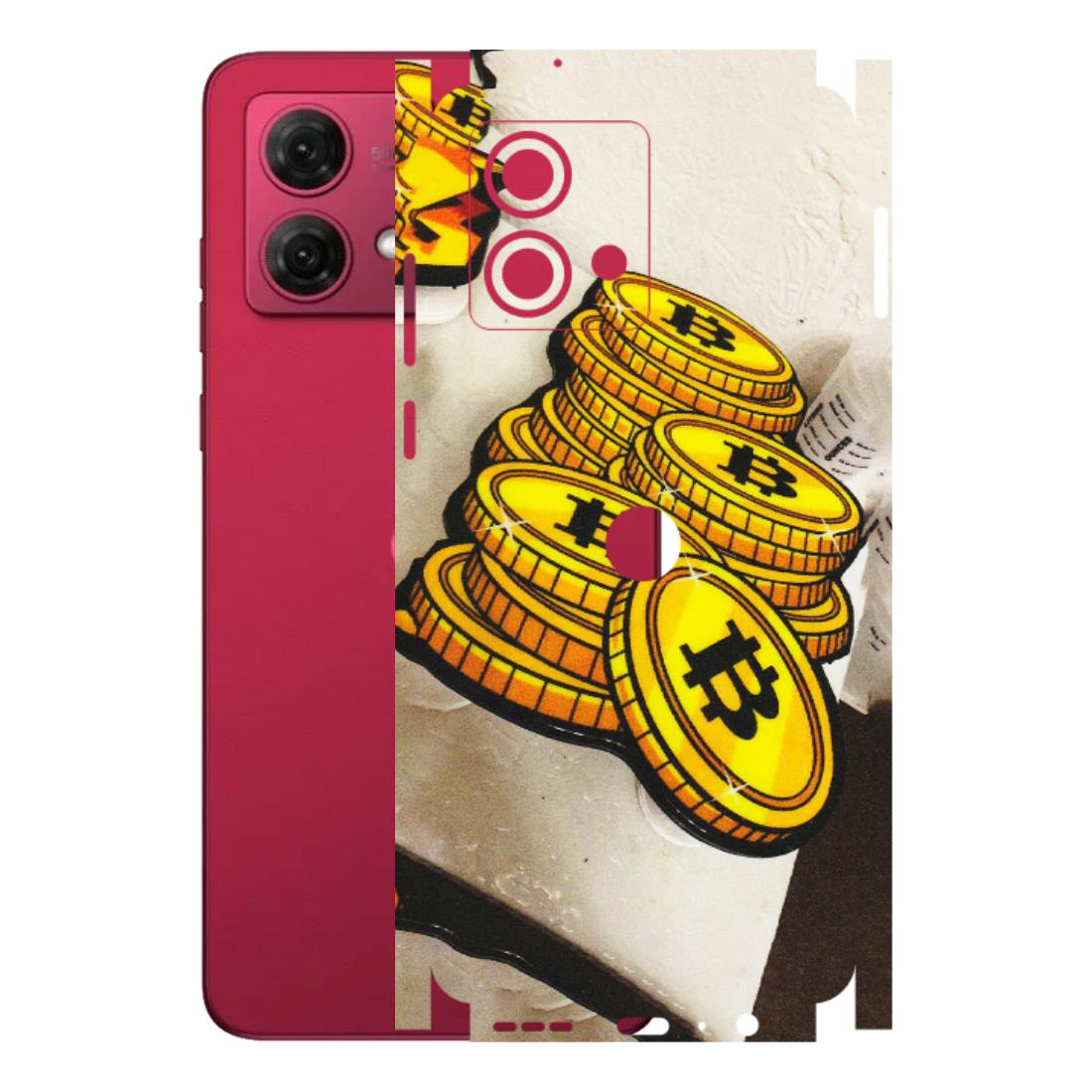 Motorola Phone Skins (All Models) - Billionaire Bitcoin Collection - Matte Finish (M-92) Motorola G84 (5G)