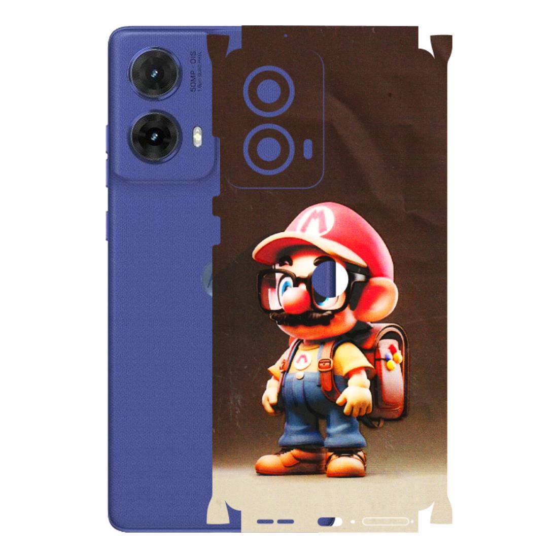 Motorola Phone Skins (All Models) - Little Mario - 3D Embossed Finish (L-119) Motorola G85 (5G)