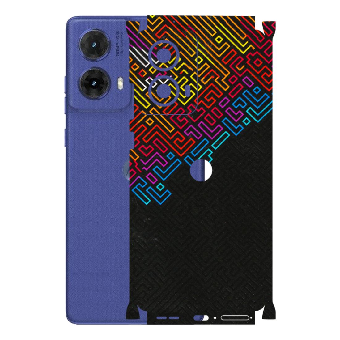Motorola Phone Skins (All Models) - Dotme Pattern Art - 3D Embossed Finish (L-121) Motorola G85 (5G)