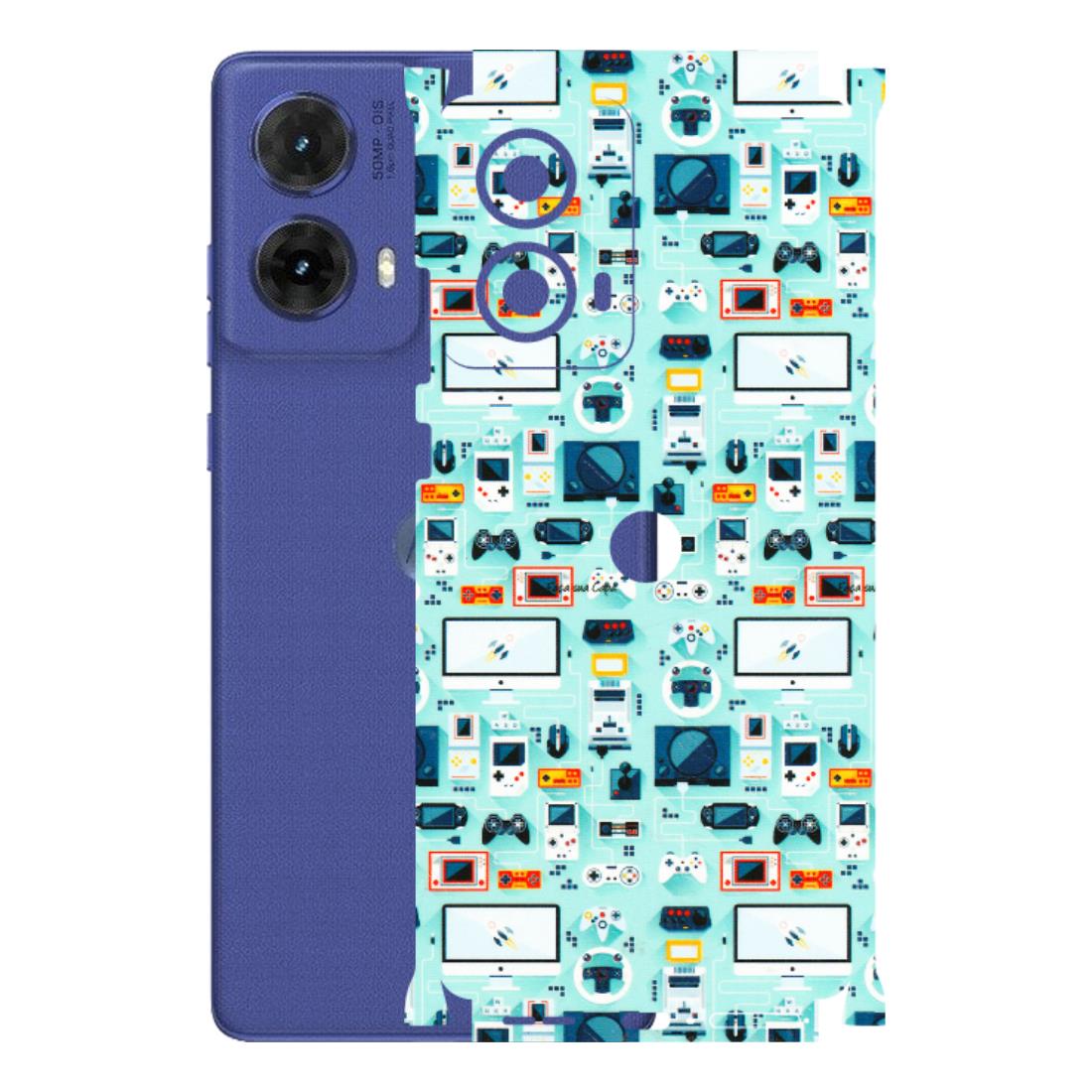 Motorola Phone Skins (All Models) - Gadgets Doodle - 3D Embossed Finish (L-184) Motorola G85 (5G)