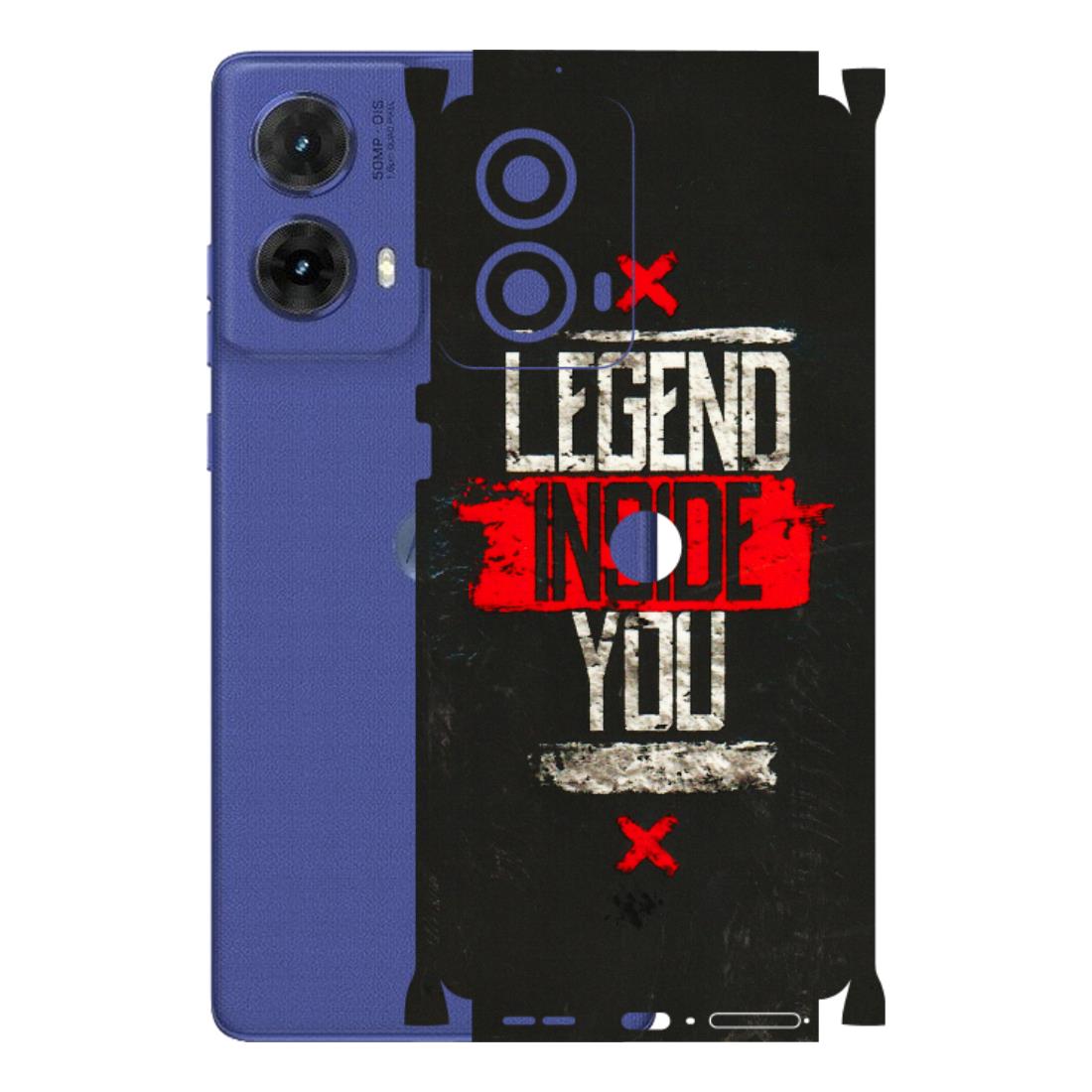 Motorola Phone Skins (All Models) - Legend Inside You - 3D Embossed Finish (L-186) Motorola G85 (5G)
