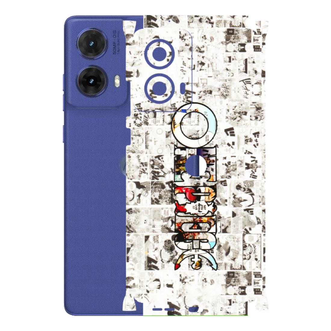 Motorola Phone Skins (All Models) - One Piece Manga - 3D Embossed Finish (L-26) Motorola G85 (5G)