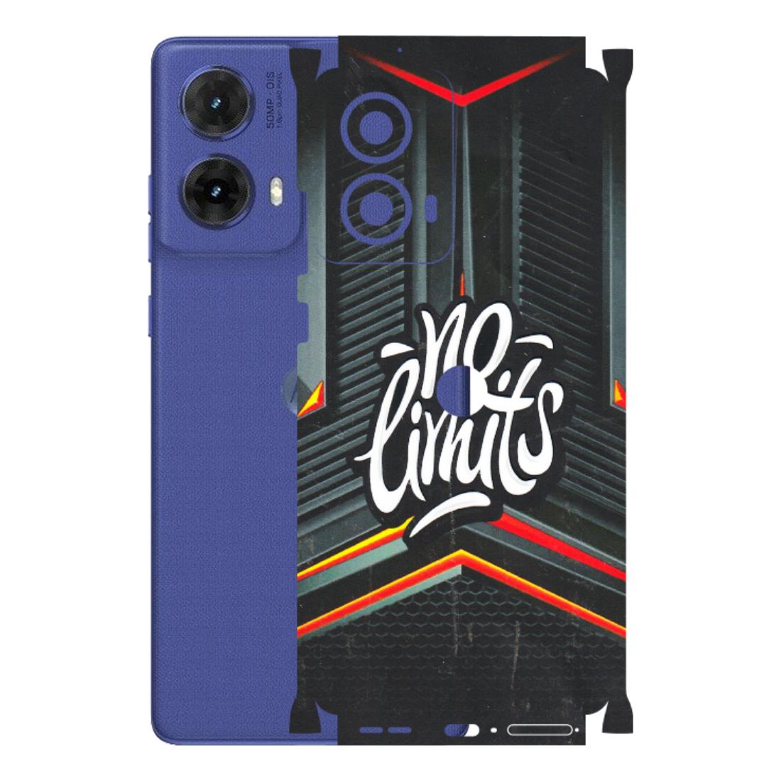 Motorola Phone Skins (All Models) - No Limits - 3D Embossed Finish (L-286) Motorola G85 (5G)