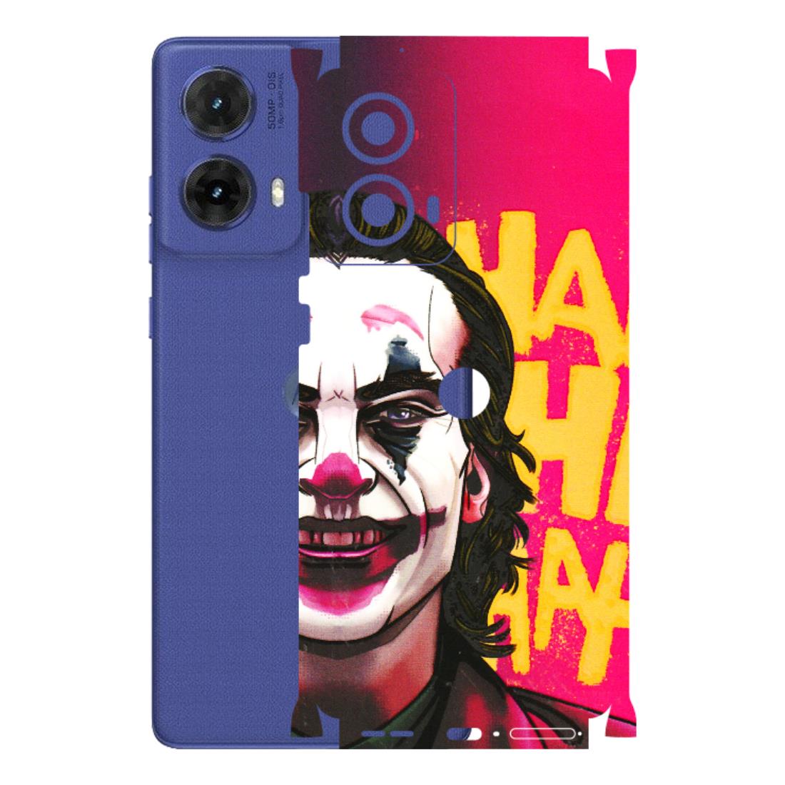 Motorola Phone Skins (All Models) - Joker Evil Laugh - 3D Embossed Finish (L-97) Motorola G85 (5G)