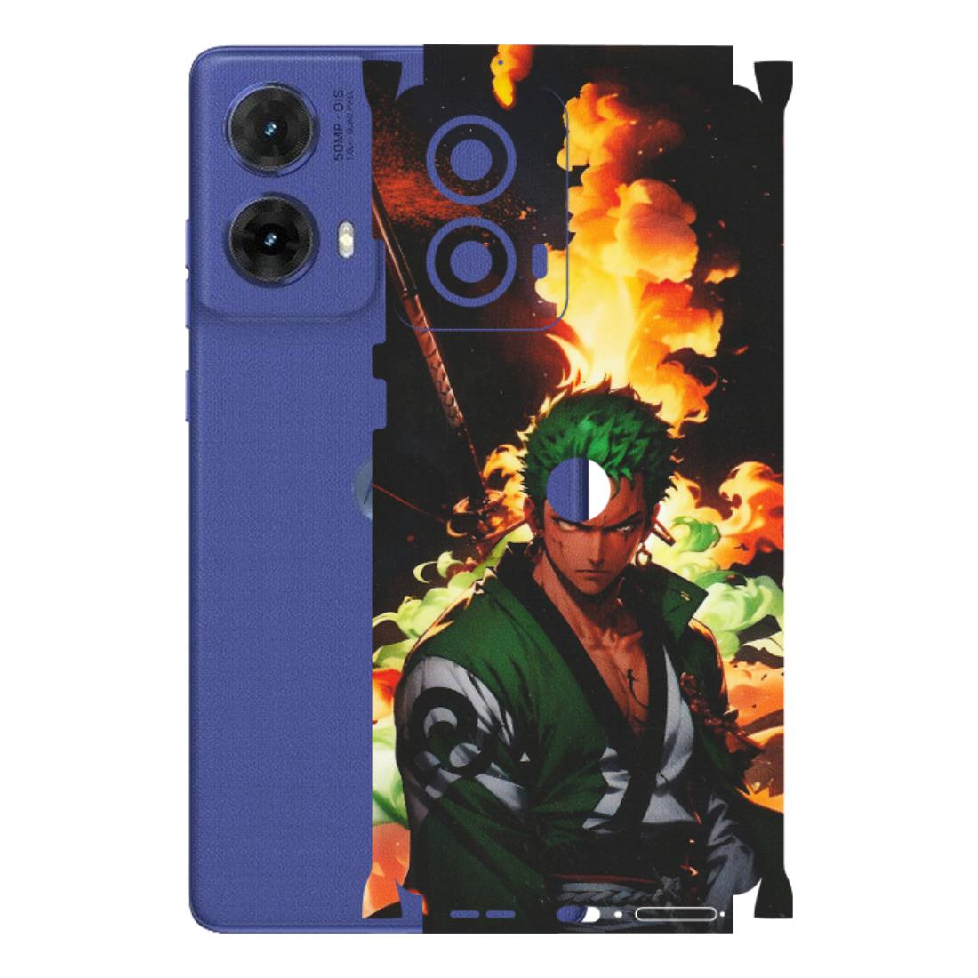 Motorola Phone Skins (All Models) - Roronoa Zoro - Matte Finish (M-102) Motorola G85 (5G)