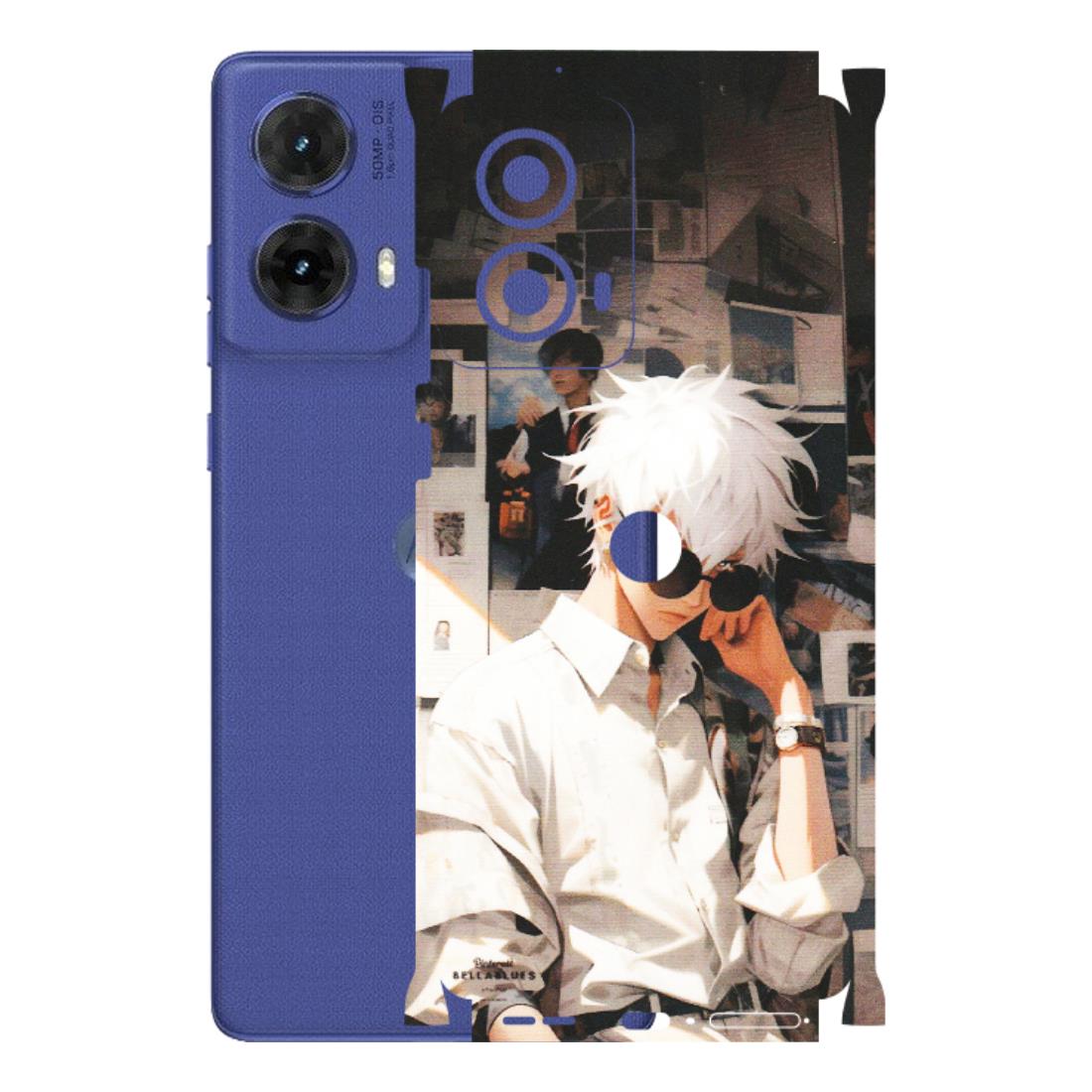 Motorola Phone Skins (All Models) - Gojo Satoru Jujustu Kaisen Anime - Matte Finish (M-156) Motorola G85 (5G)