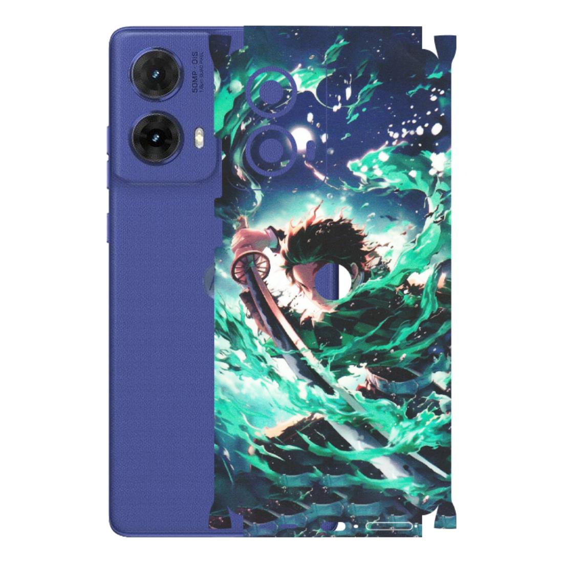 Motorola Phone Skins (All Models) - Sword Fighter Anime - Matte Finish (M-29) Motorola G85 (5G)