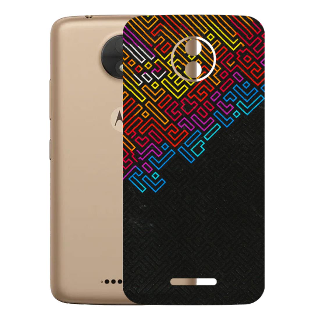 Motorola Phone Skins (All Models) - Dotme Pattern Art - 3D Embossed Finish (L-121) Motorola Moto C