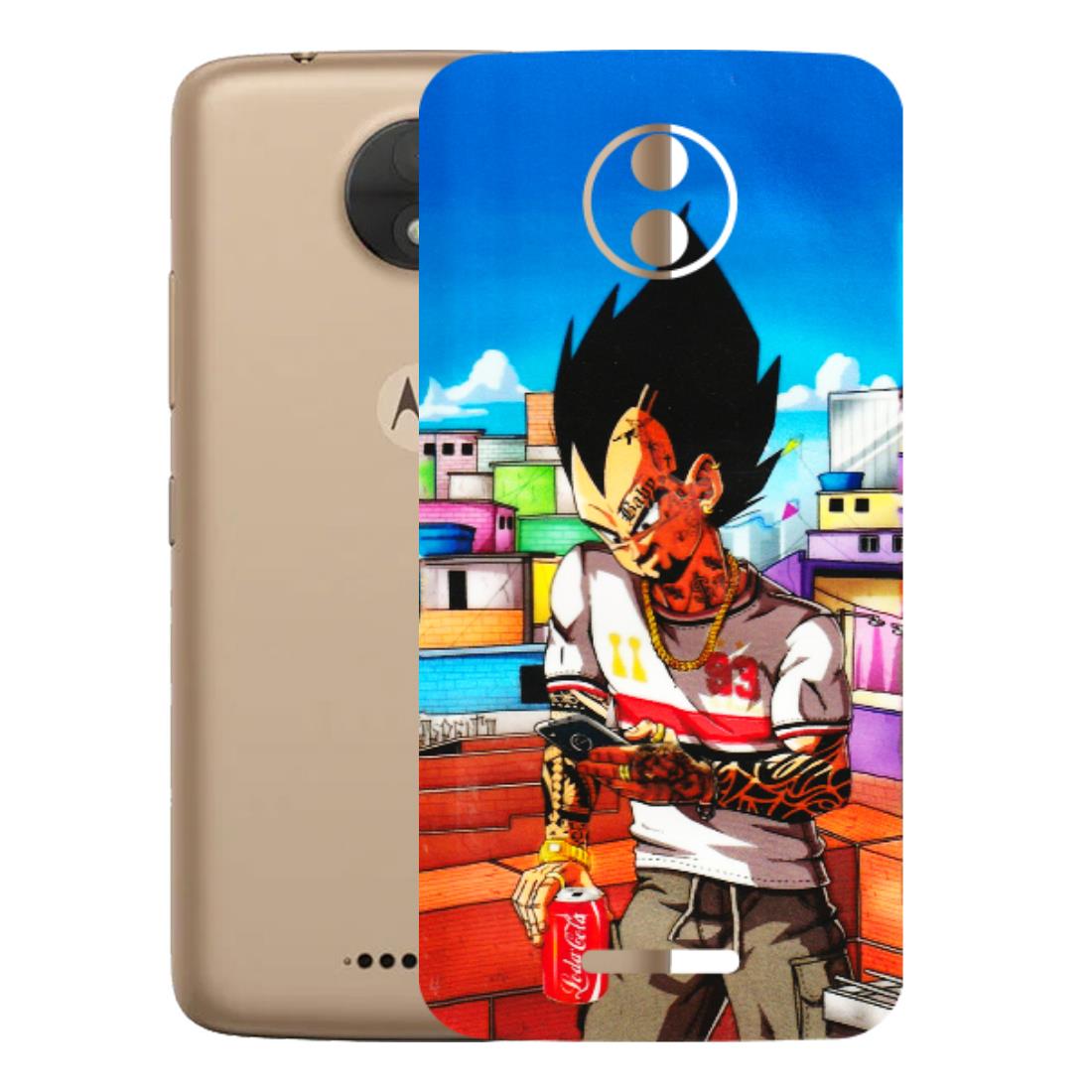 Motorola Phone Skins (All Models) - Vegeta - 3D Embossed Finish (L-136) Motorola Moto C