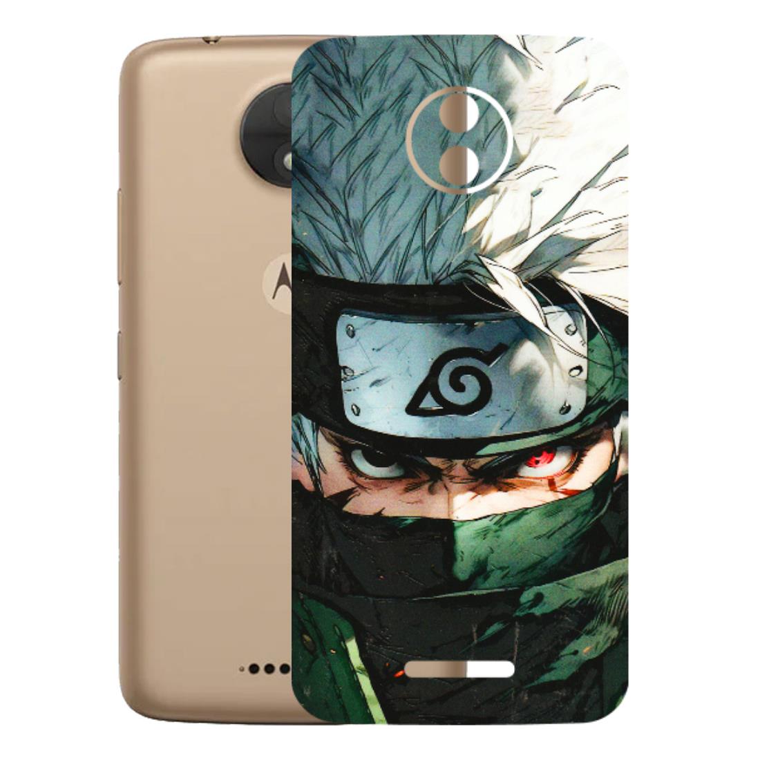 Motorola Phone Skins (All Models) - Kakashi Red Eye Focus - 3D Embossed Finish (L-227) Motorola Moto C