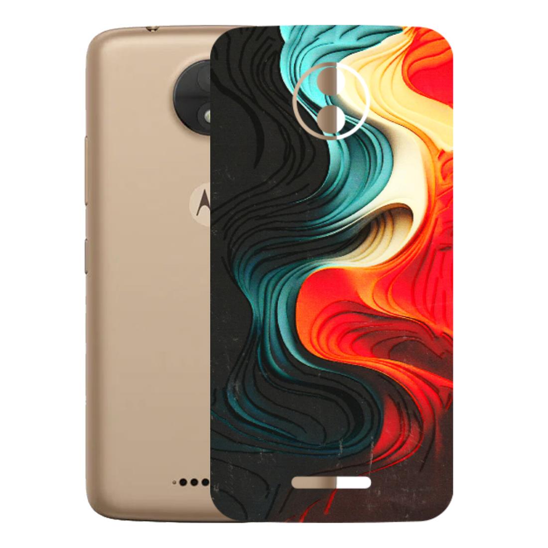 Motorola Phone Skins (All Models) - The Silky Swirl - 3D Embossed Finish (L-240) Motorola Moto C