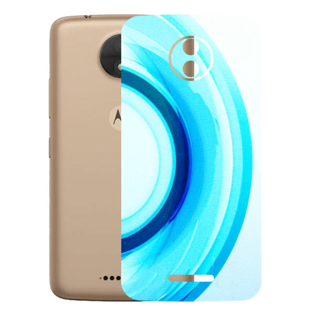 Motorola Phone Skins (All Models) - The Blue Curve - 3D Embossed Finish (L-244) Motorola Moto C