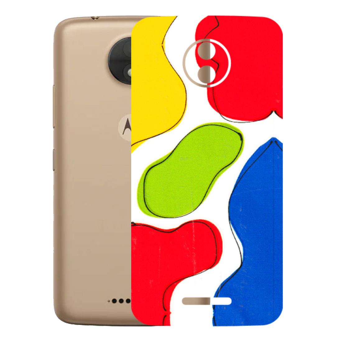 Motorola Phone Skins (All Models) - RGB Colour Paint - 3D Embossed Finish (L-284) Motorola Moto C