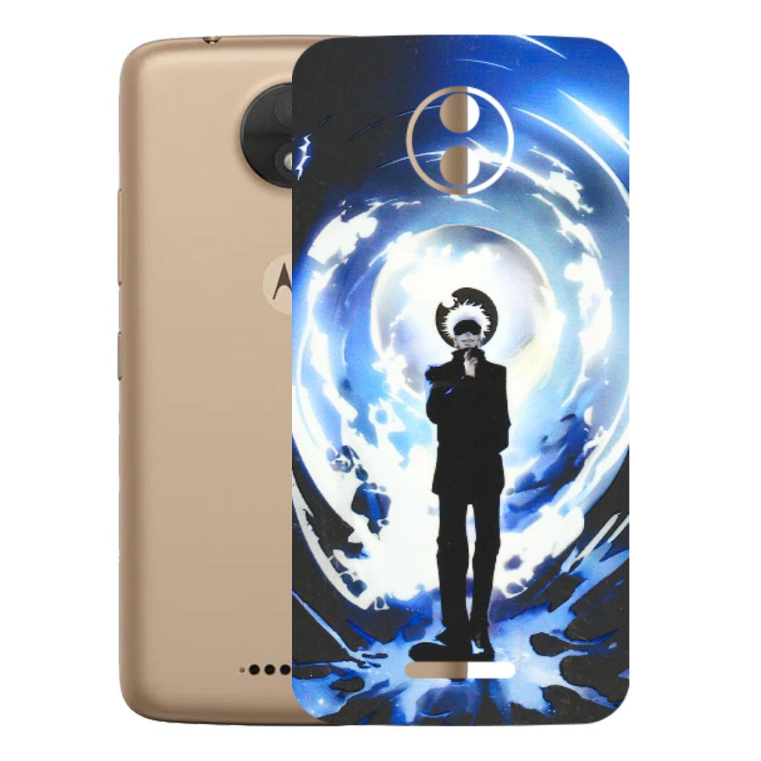 Motorola Phone Skins (All Models) - Jujustu Kaisen Anime Manga - 3D Embossed Finish (L-317) Motorola Moto C