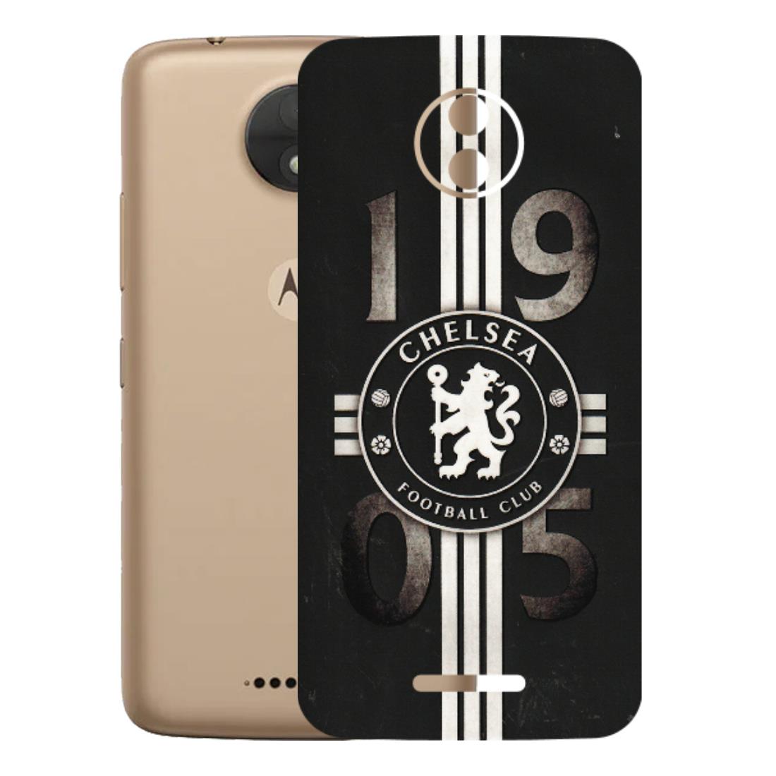 Motorola Phone Skins (All Models) - Chelsea Fan Club - 3D Embossed Finish (L-36) Motorola Moto C