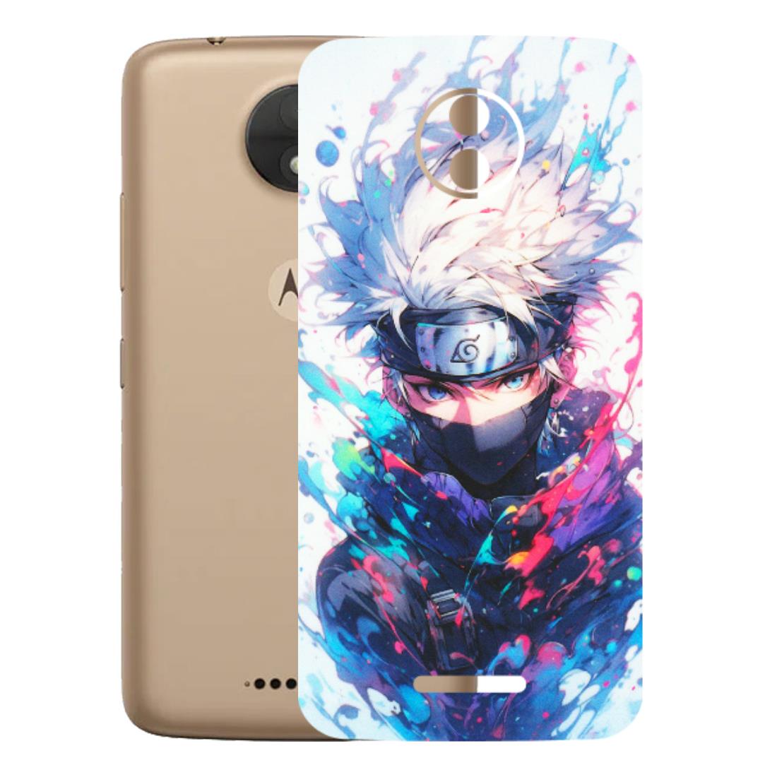 Motorola Phone Skins (All Models) - Naruto Face Mask - Matte Finish (M-03) Motorola Moto C