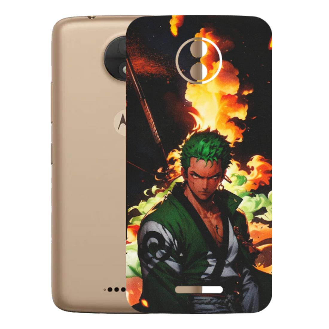 Motorola Phone Skins (All Models) - Roronoa Zoro - Matte Finish (M-102) Motorola Moto C