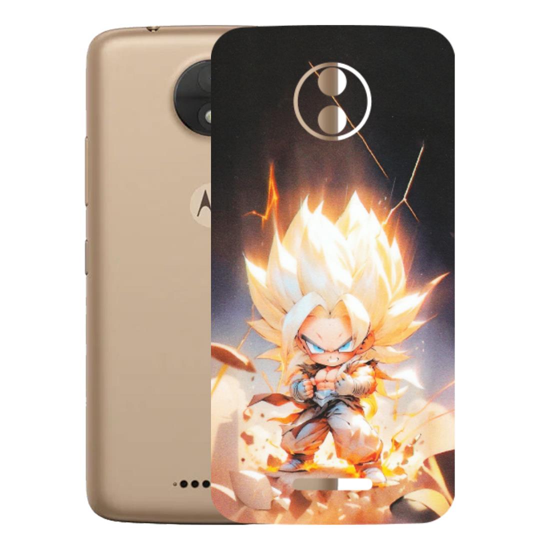 Motorola Phone Skins (All Models) - Goku Dragon Cute Anime - Matte Finish (M-131) Motorola Moto C