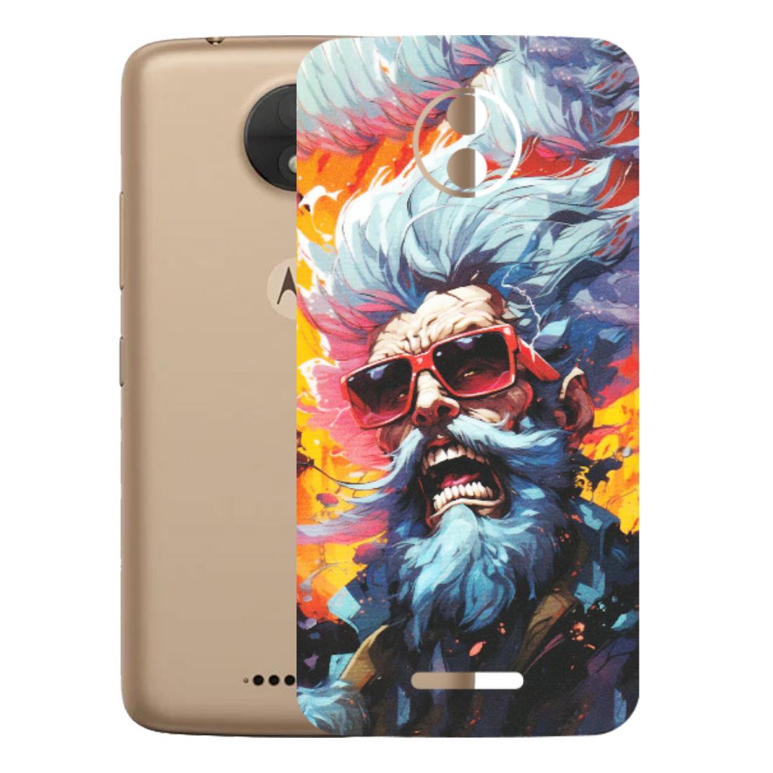 Motorola Phone Skins (All Models) - Daddy Cool Character - Matte Finish (M-43) Motorola Moto C