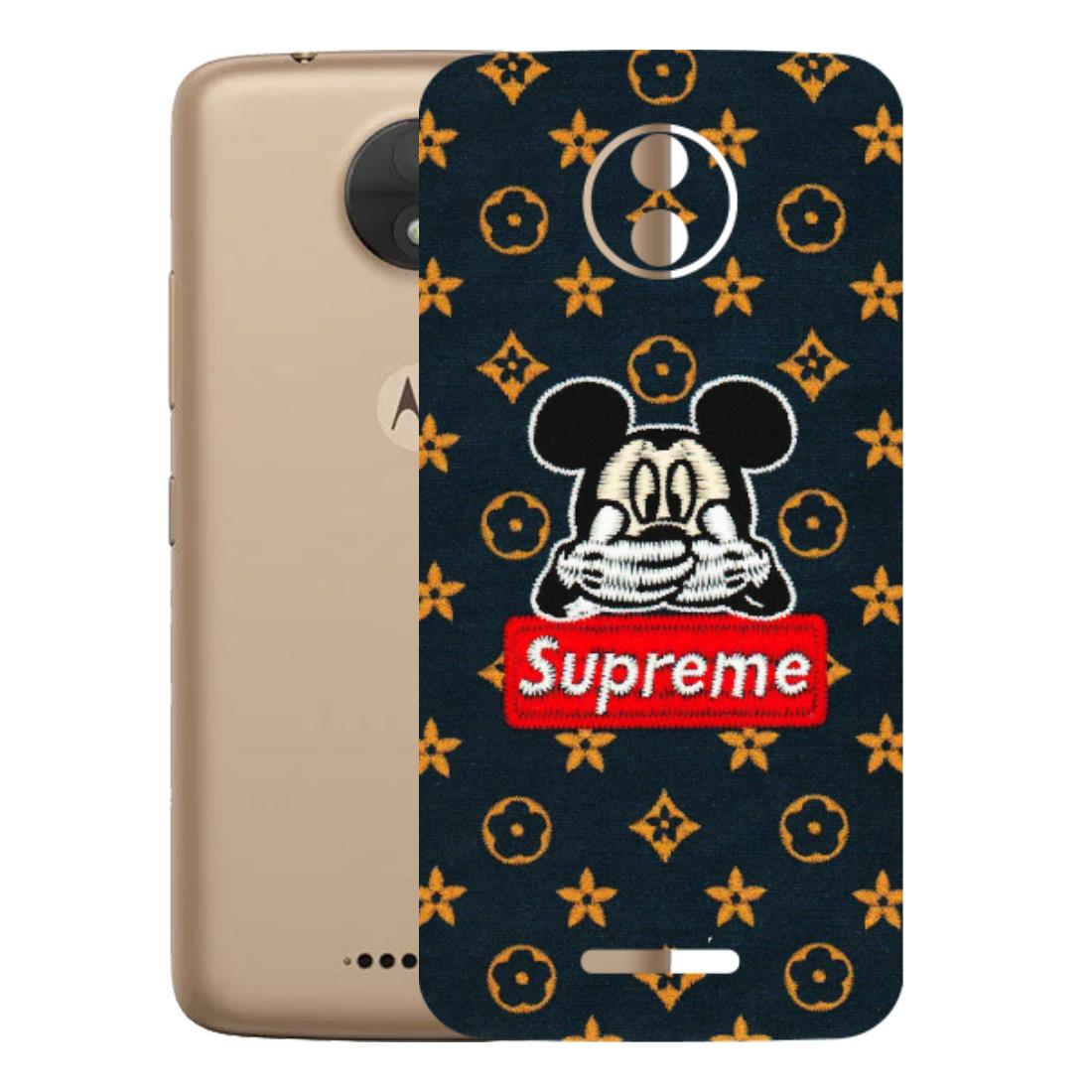 Motorola Phone Skins (All Models) - Mickey Supreme - Matte Finish (M-83) Motorola Moto C