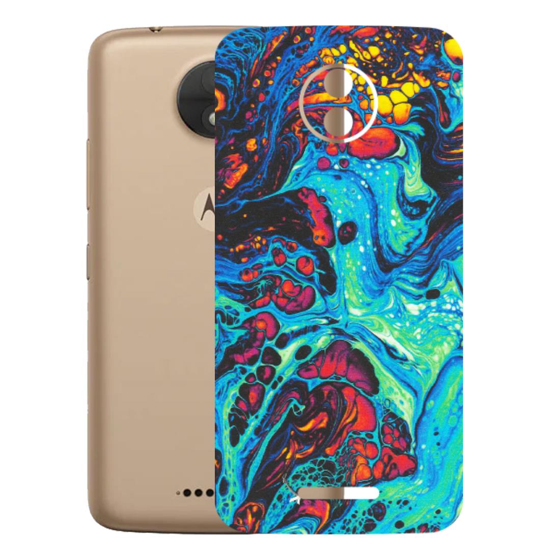 Motorola Phone Skins (All Models) - Majestic Galactic Marbel - Matte Finish (M-85) Motorola Moto C