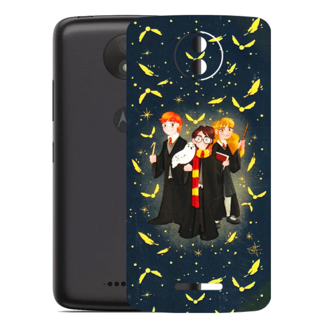 Motorola Phone Skins (All Models) - Harry Potter - 3D Embossed Finish (L-183) Motorola Moto C Plus