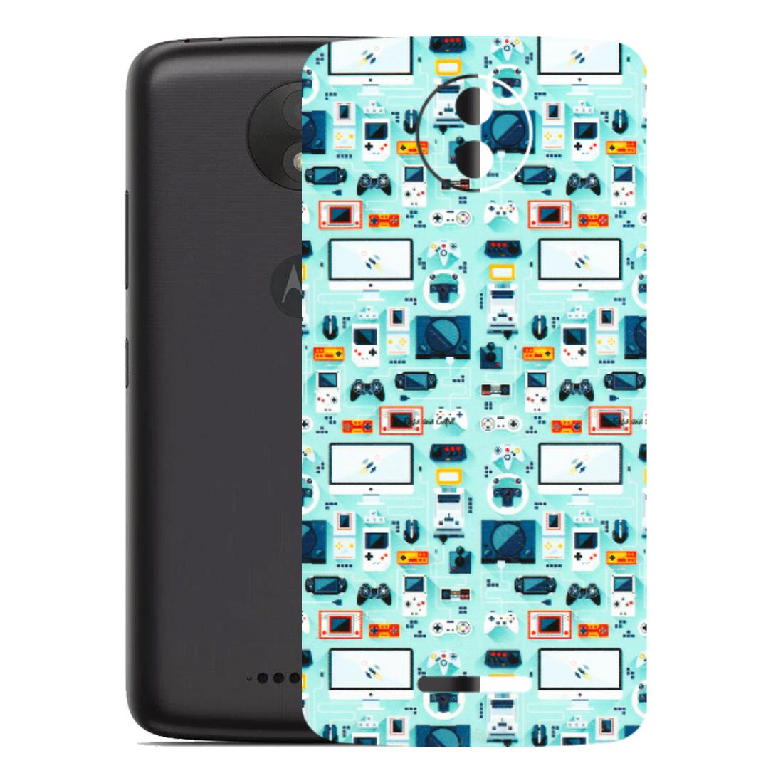 Motorola Phone Skins (All Models) - Gadgets Doodle - 3D Embossed Finish (L-184) Motorola Moto C Plus