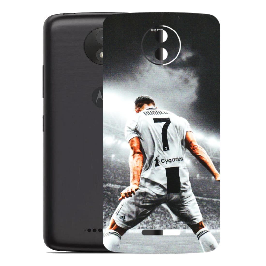 Motorola Phone Skins (All Models) - Ronaldo CR7 Crazy - 3D Embossed Finish (L-44) Motorola Moto C Plus