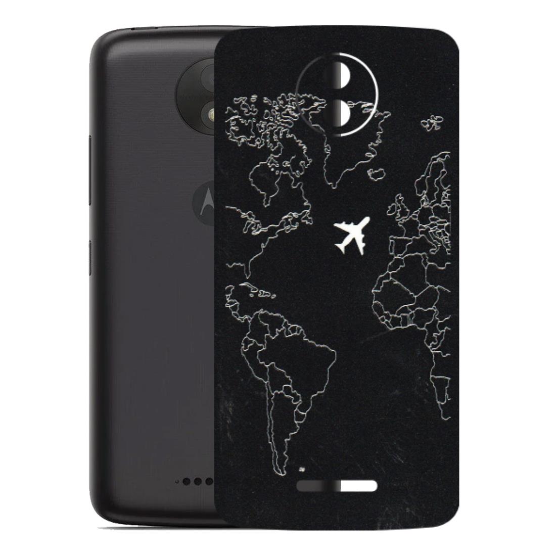 Motorola Phone Skins (All Models) - Never Ending Travel - 3D Embossed Finish (L-79) Motorola Moto C Plus