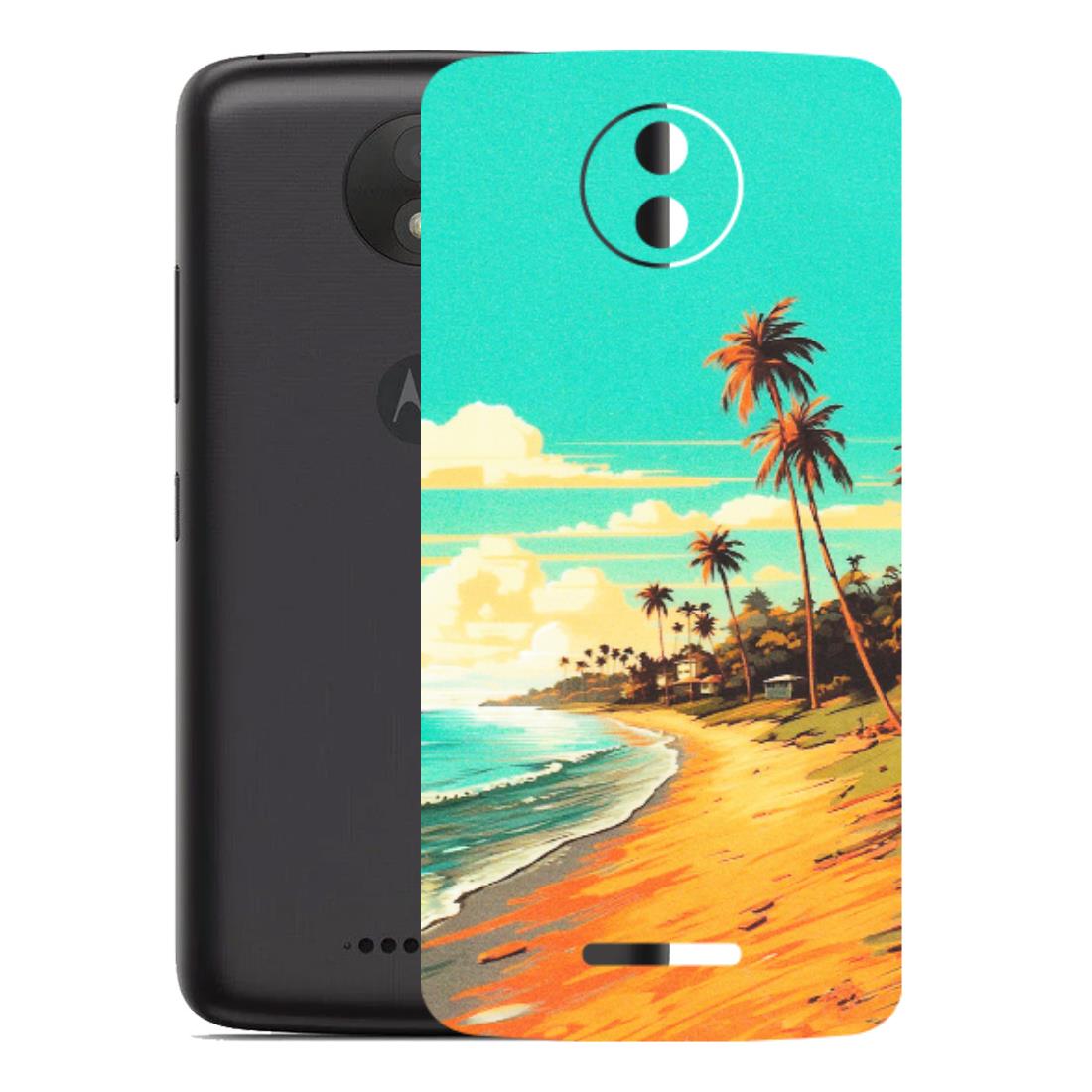 Motorola Phone Skins (All Models) - Miami Beach - Matte Finish (M-136) Motorola Moto C Plus