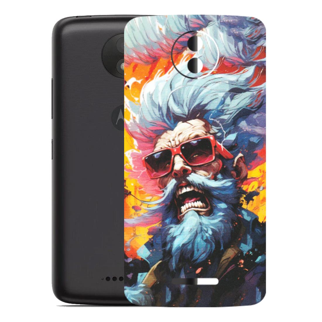 Motorola Phone Skins (All Models) - Daddy Cool Character - Matte Finish (M-43) Motorola Moto C Plus