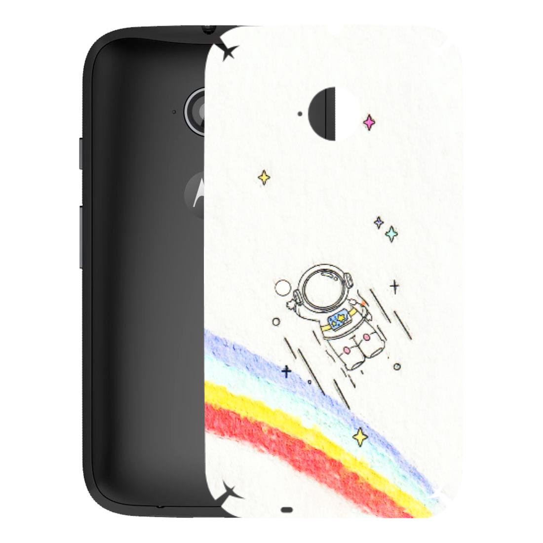 Motorola Phone Skins (All Models) - Milkyway Astronaut - 3D Embossed Finish (L-110) Motorola Moto E2