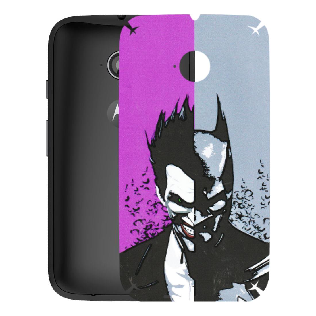 Motorola Phone Skins (All Models) - Batman & Joker - 3D Embossed Finish (L-143) Motorola Moto E2