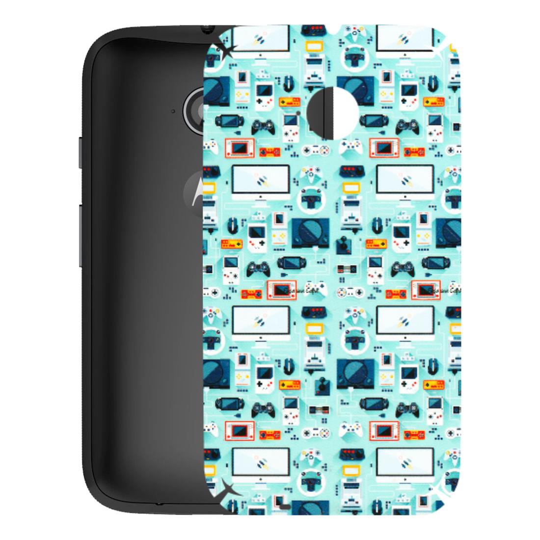 Motorola Phone Skins (All Models) - Gadgets Doodle - 3D Embossed Finish (L-184) Motorola Moto E2