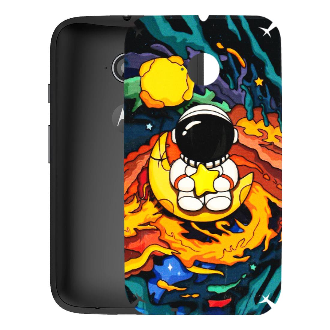 Motorola Phone Skins (All Models) - Baby Astronaut - 3D Embossed Finish (L-197) Motorola Moto E2