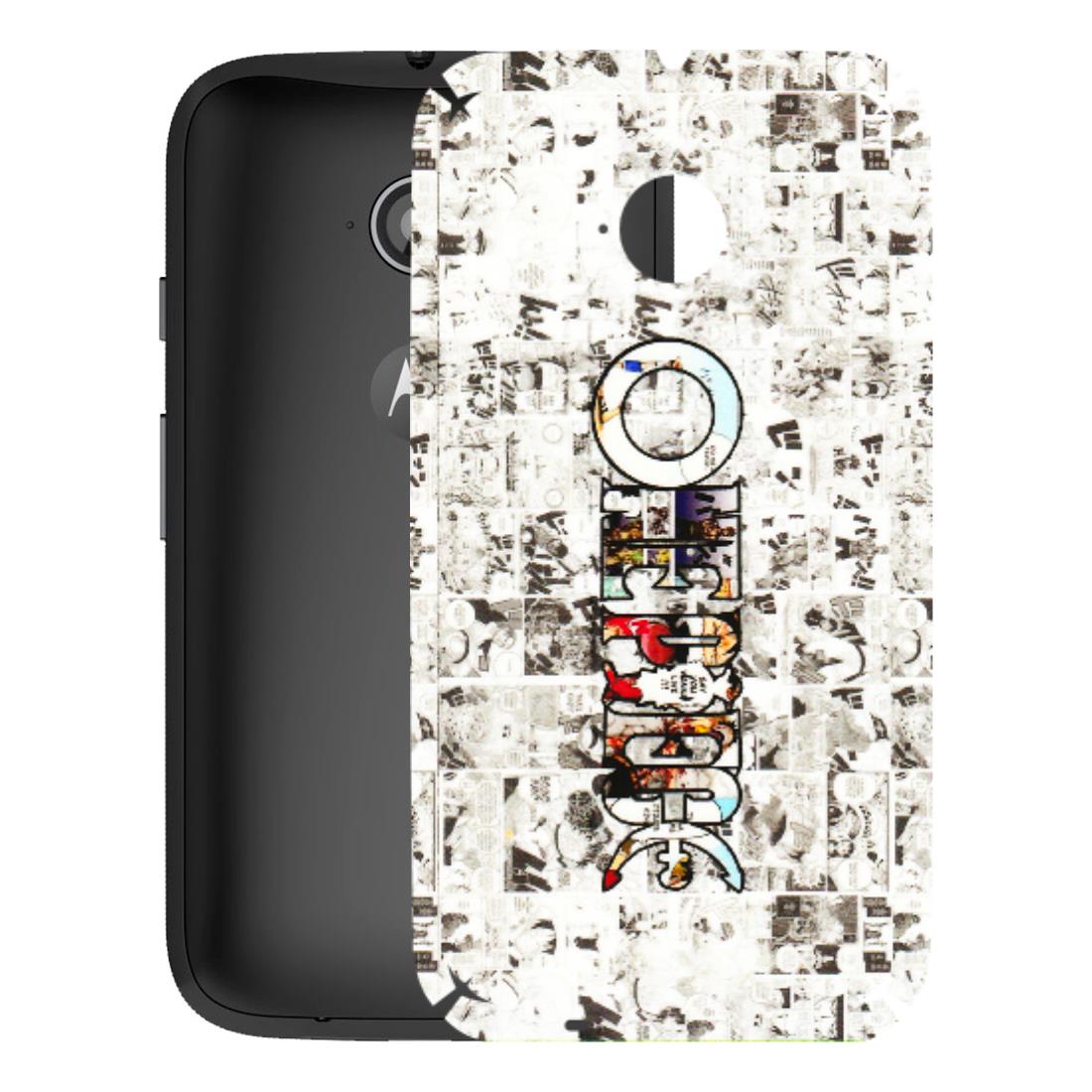 Motorola Phone Skins (All Models) - One Piece Manga - 3D Embossed Finish (L-26) Motorola Moto E2